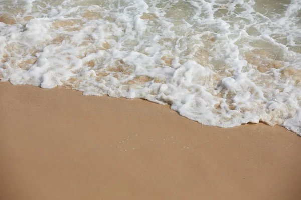 Tropický oceán pláž s vlnami — Stock fotografie