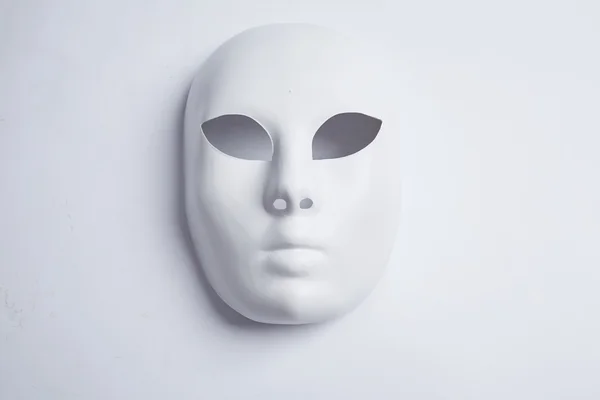 White venetian mask — Stock Photo, Image