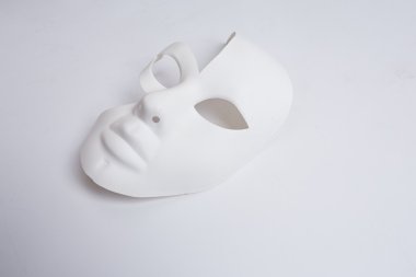 Beyaz Venedik Maske 