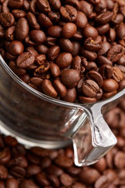 Taze kavrulmuş kahve çekirdekleri Kupası 