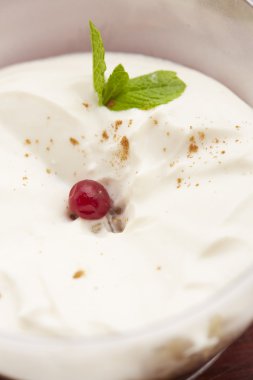 krem meyve tatlı Mus