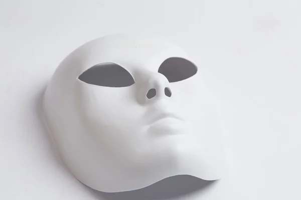 Білий венеціанських маска — стокове фото