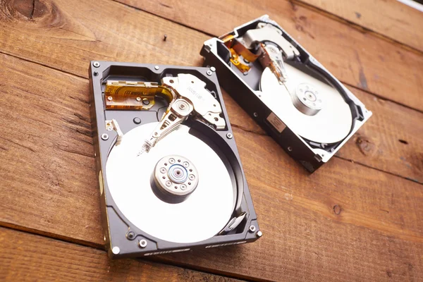 Hard disk closeup — Stok Foto