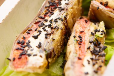 sebze ile peynir rulo