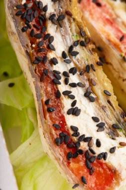 sebze ile peynir rulo