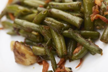 haşlanmış yeşil fasulye