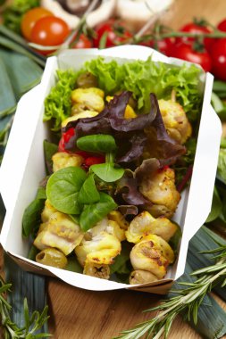 Balık ve sebze Kahvaltı