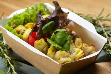 Balık ve sebze Kahvaltı