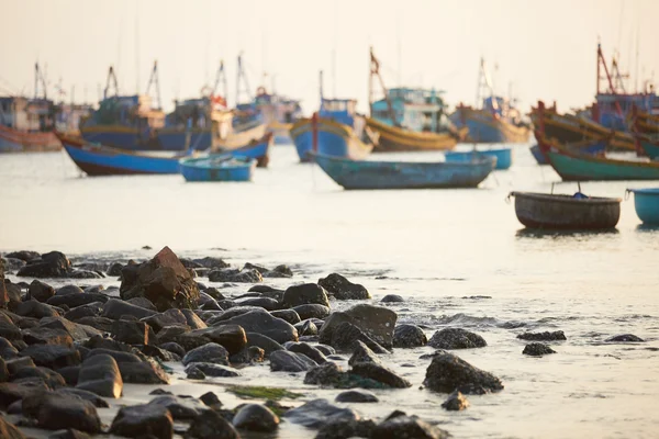 Fischerboote in Vietnam — Stockfoto
