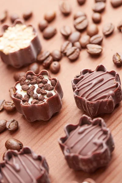 Deliciosos dulces de chocolate — Foto de Stock