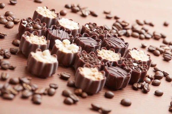 Deliciosos dulces de chocolate — Foto de Stock