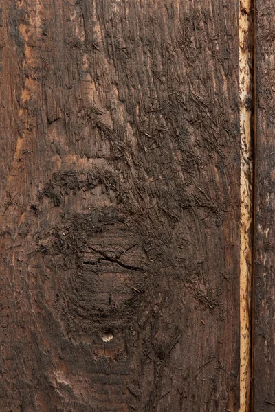 Texture d'une planche en bois sombre — Photo