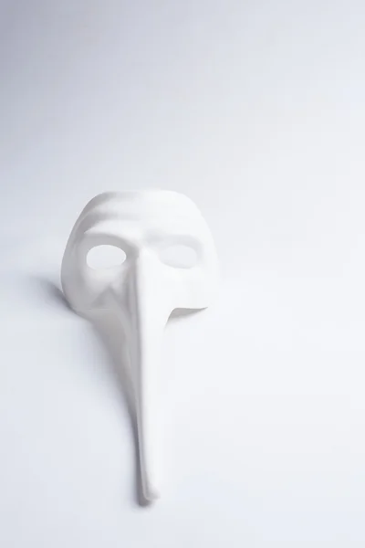 Witte Venetiaanse masker — Stockfoto