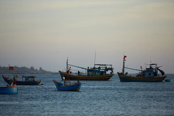 Bateaux de pêche au Vietnam — Photo