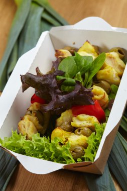 Balık ve sebze Kahvaltı