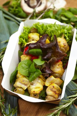 Balık ve sebze Kahvaltı