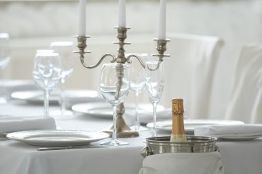 Bayram tablo lokantada dekore edilmiş