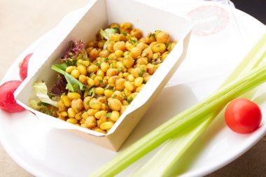 zerdeçal ile sebze ve fasulye