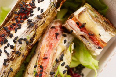 sebze ile peynir rulo