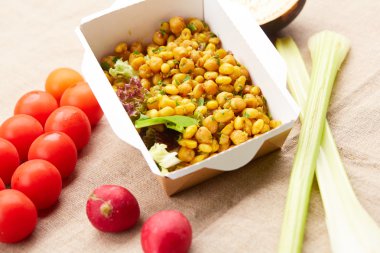 zerdeçal ile sebze ve fasulye