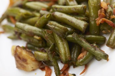 haşlanmış yeşil fasulye