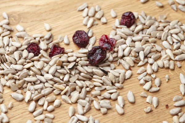 Sağlıklı beslenme granola, tohum — Stok fotoğraf