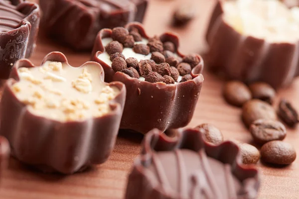 Pyszne cukierki czekoladowe — Stock Fotó