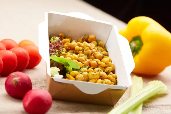 zerdeçal ile sebze ve fasulye