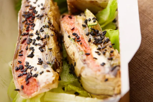 sebze ile peynir rulo