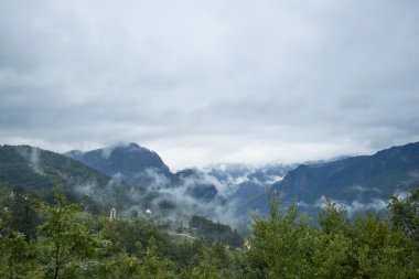 Karadağ'daki dağ manzarası