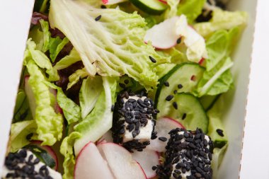 Turp ve peynir ile sebze yemek