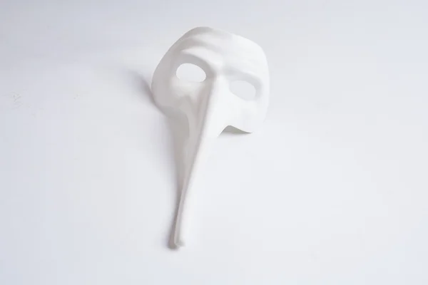 Beyaz Venedik Maske — Stok fotoğraf