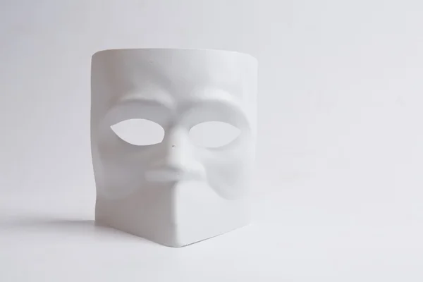 White venetian mask — Stock Photo, Image