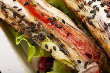 sebze ile peynir rulo