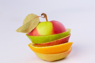 kesim, dilimlenmiş meyve yığını