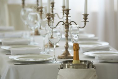 Tablo kutlama için dekore edilmiş