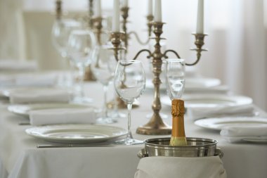 Tablo kutlama için dekore edilmiş