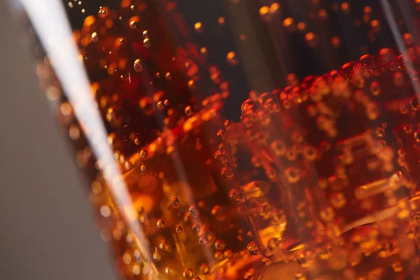 Whiskey met cokes in glas — Stockfoto