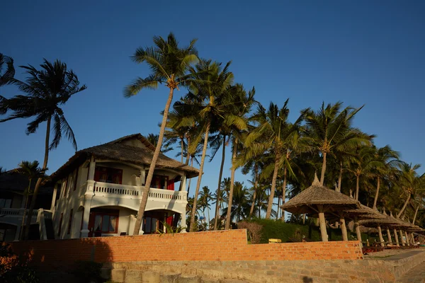 Casa y palmeras en Vietnam — Foto de Stock