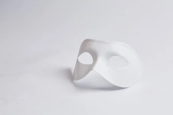 White venetian mask — Stock Photo, Image