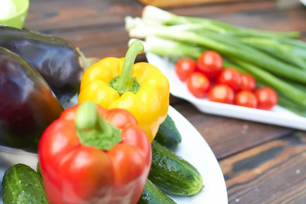 Verduras frescas para picnic — Foto de Stock