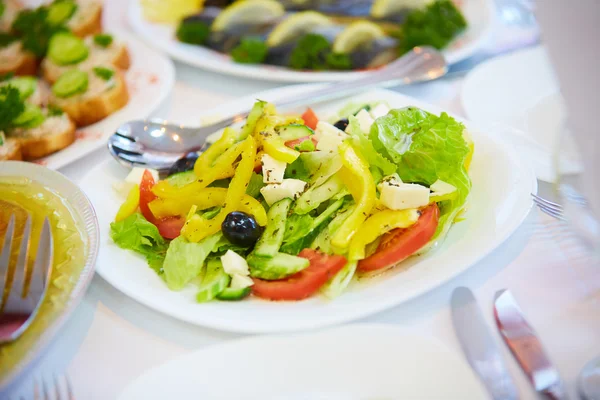Овочевий салат холодна закуска — стокове фото