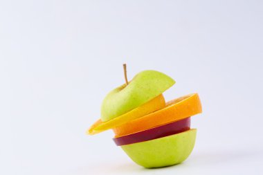 kesim, dilimlenmiş meyve yığını