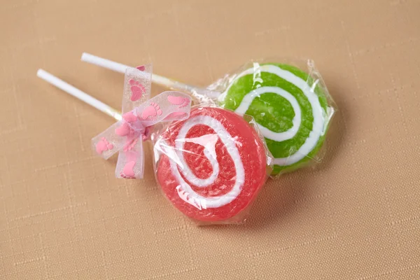 Candies, lollipops on sticks — Stock Photo, Image