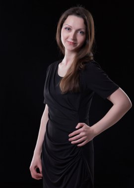 Güzel, şehvetli kadın.