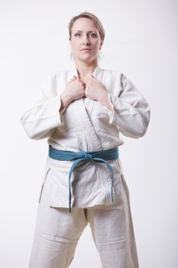 kimono aktif kadında