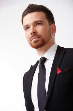 handsome confident businessman