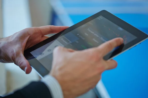 Businessman with digital tablet — Stock Photo, Image