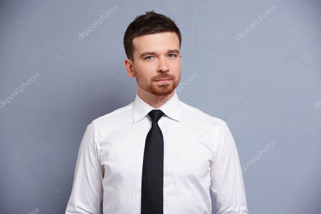 businessman in white shirt 