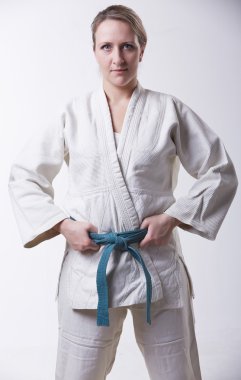 kimono aktif kadında